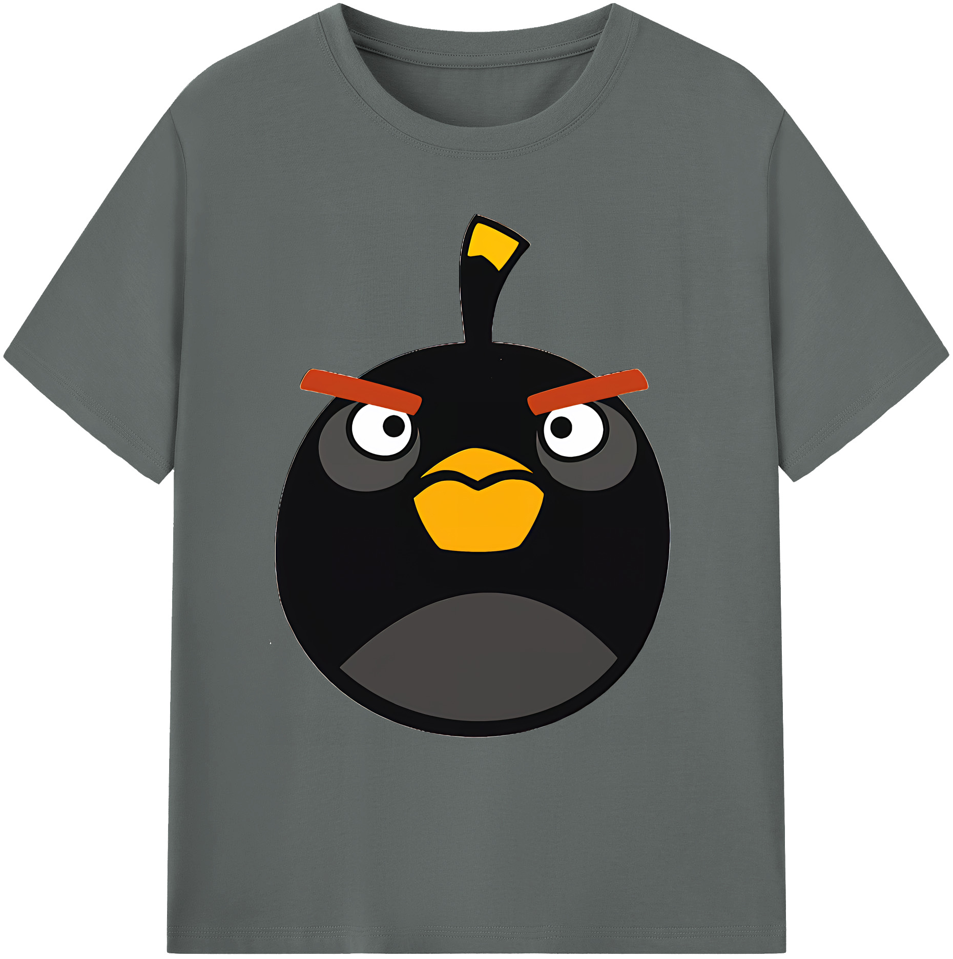 （画像用） Angry Birds アングリーバード 綿100％ メンズ半袖Tシャツ｜肌触りやわらか＆通気性